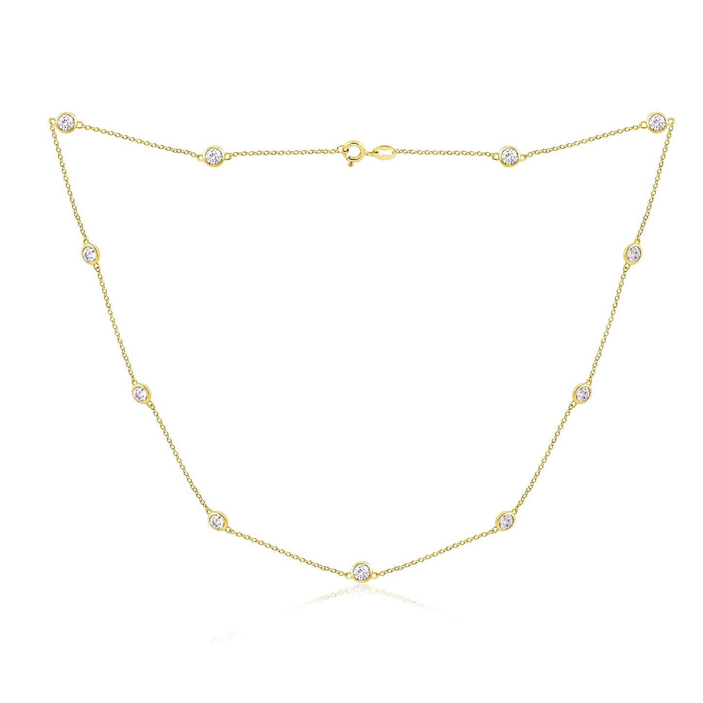 Round-Cut By The Yard Necklace