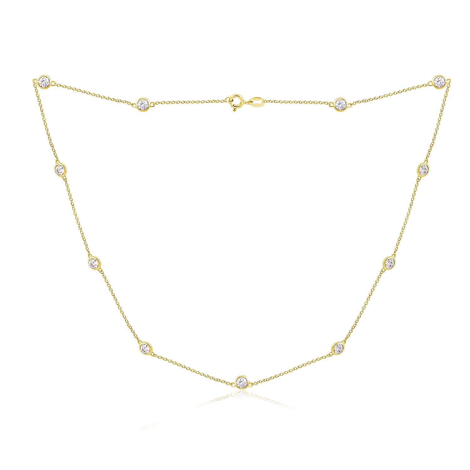 Round-Cut By The Yard Necklace