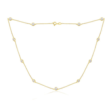 Round-Cut By The Yard Necklace