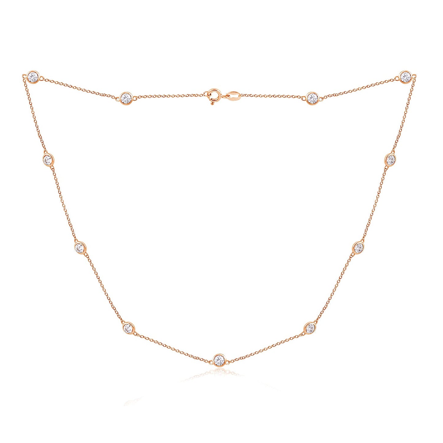 Round-Cut By The Yard Necklace