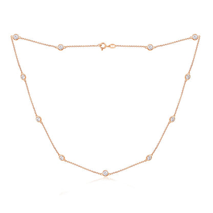 Round-Cut By The Yard Necklace