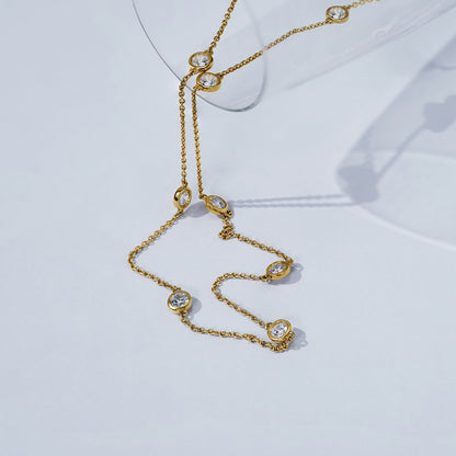 Round-Cut by The Yard Necklace