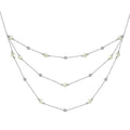 Pearl Layer Station Necklace JEN05417