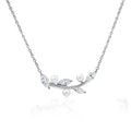 Pearl Little Leaf Twigs Necklace JEN08109