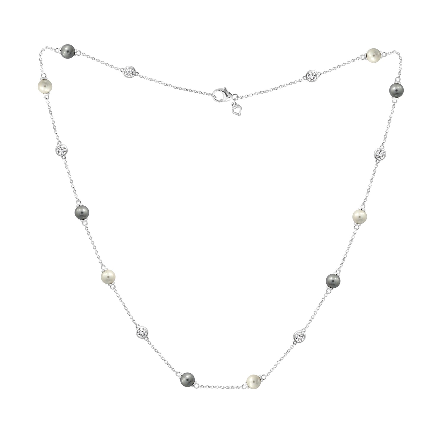 Pearl Station Necklace JEN13087