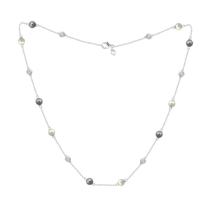Pearl Station Necklace JEN13087