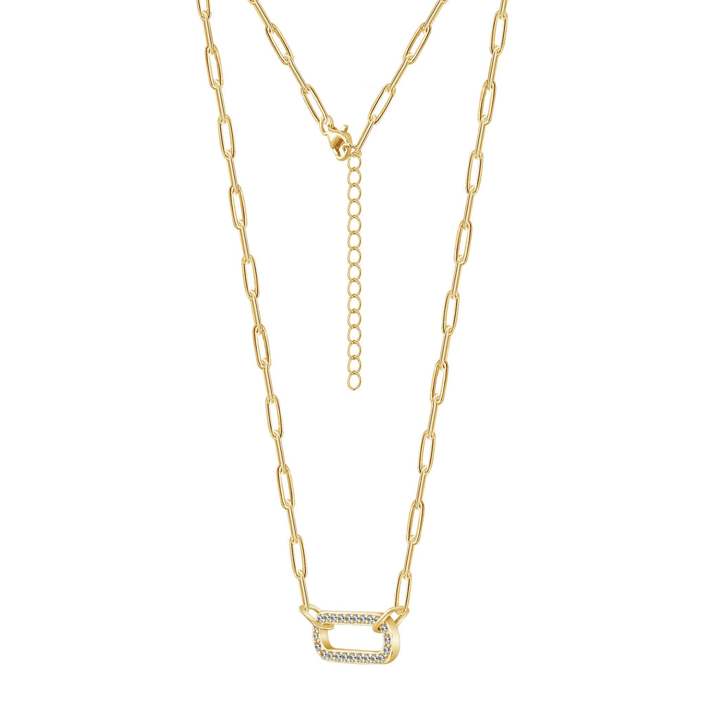 Paper Clip Chain Necklace