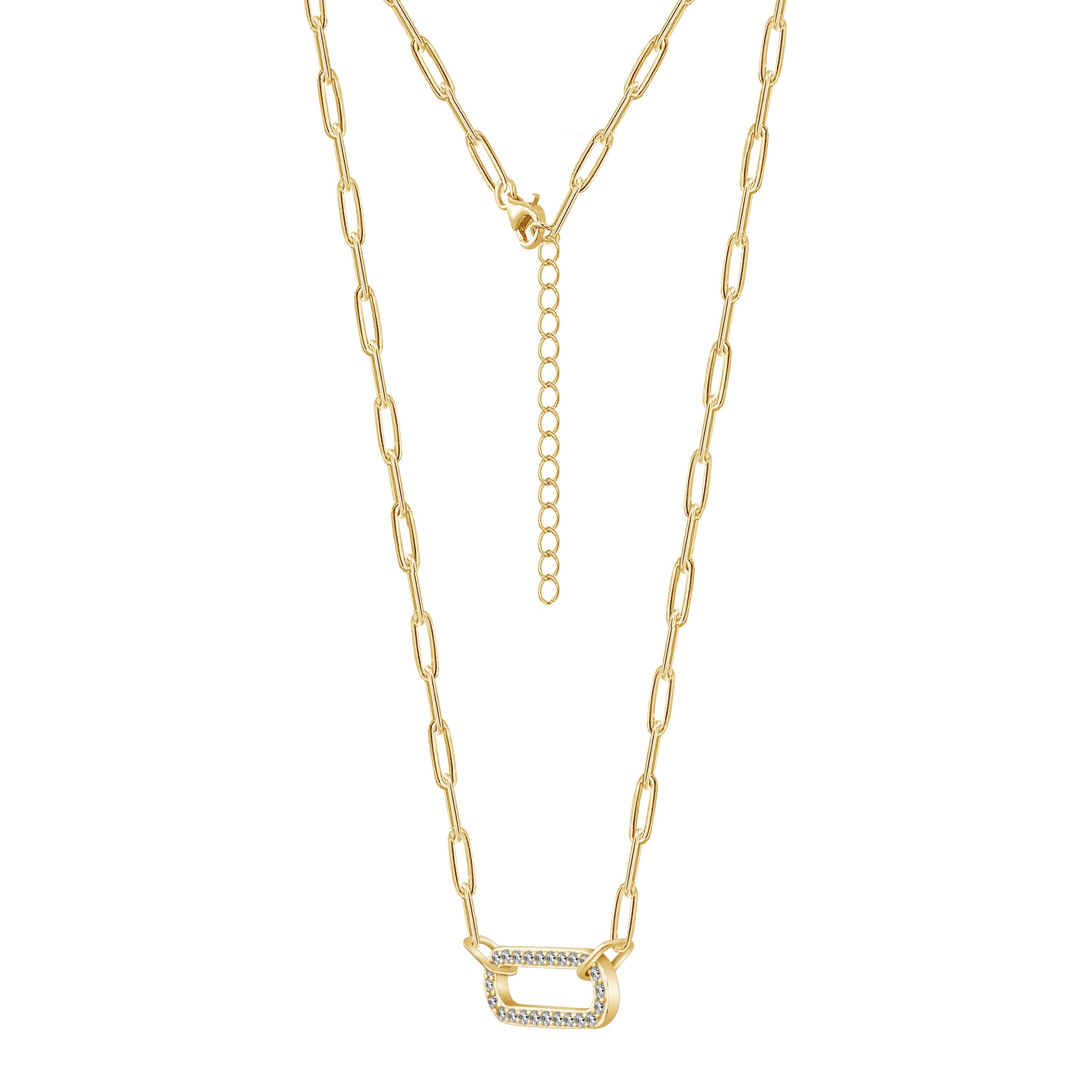 Paper Clip Chain Necklace