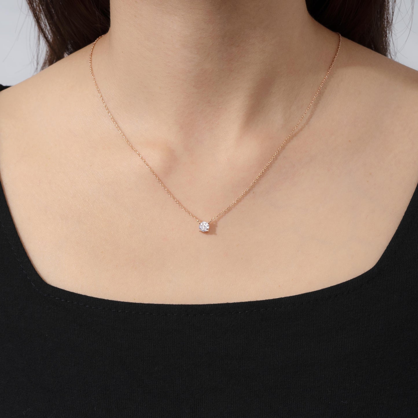 Solitaire Pendant Necklace