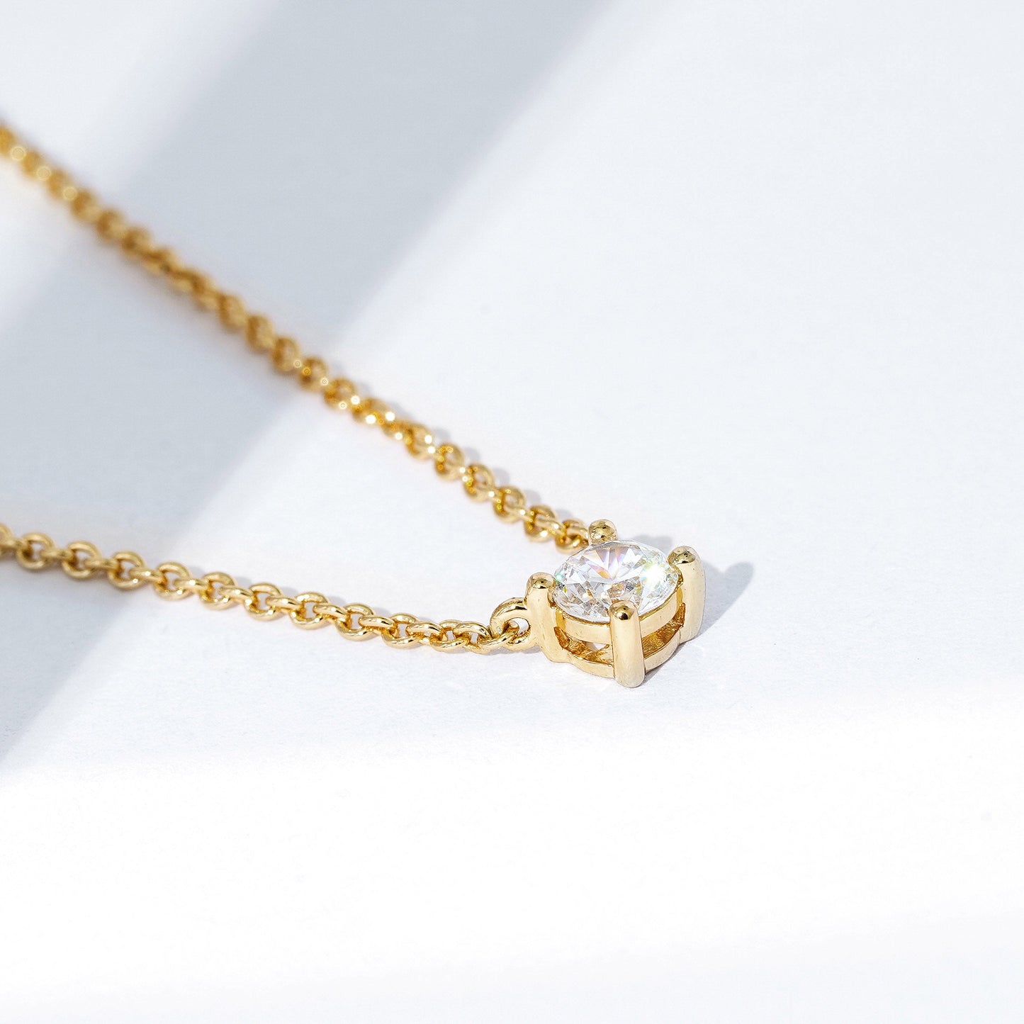 Solitaire Pendant Necklace