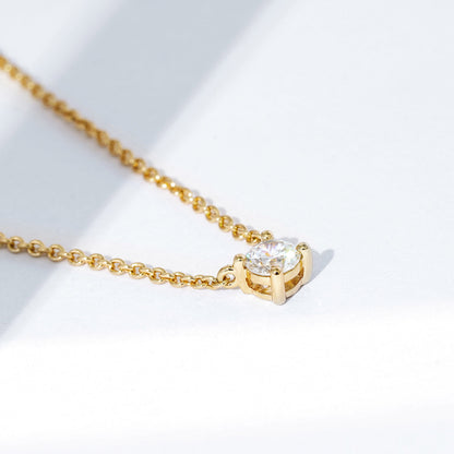 Solitaire Pendant Necklace