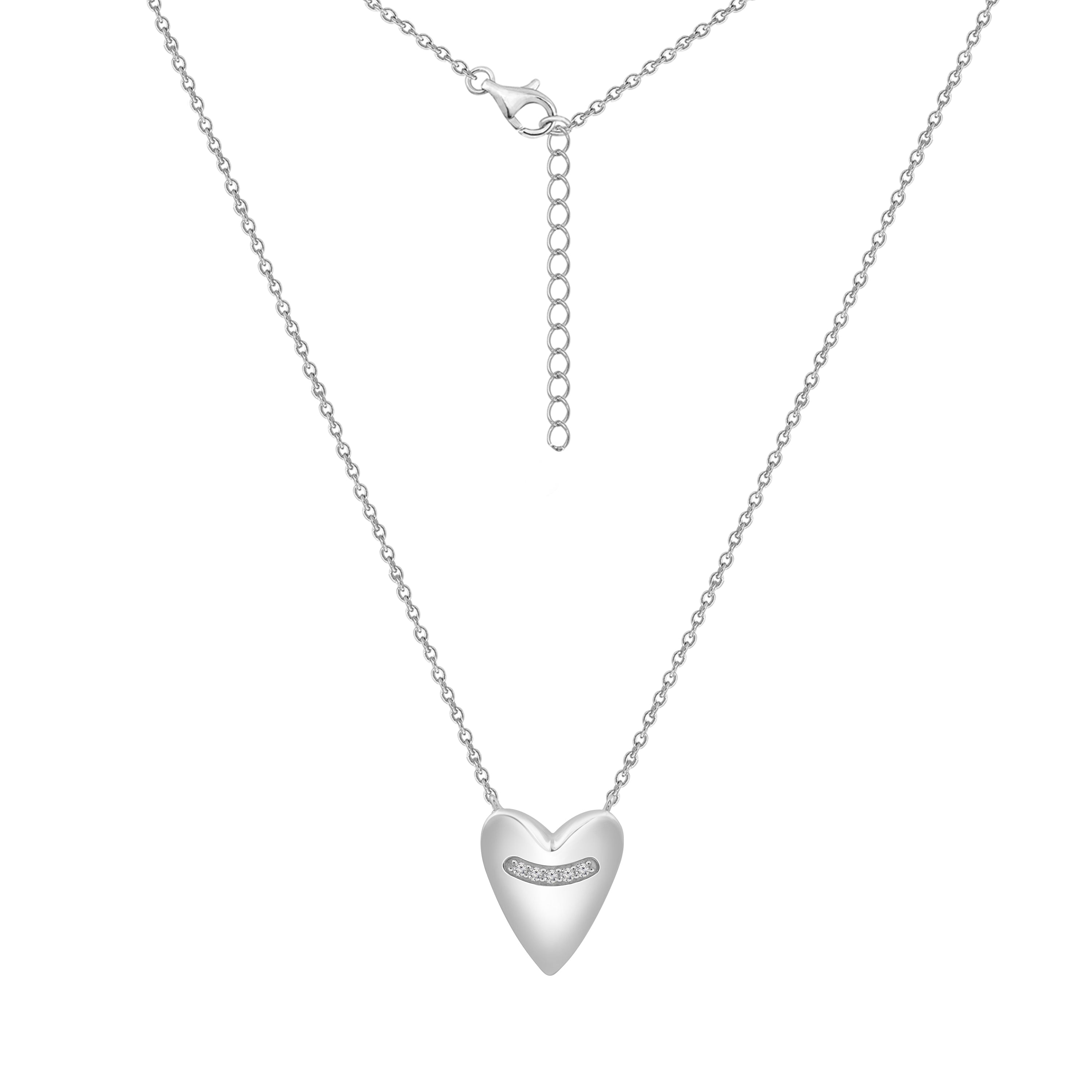 Puffy Heart Necklace