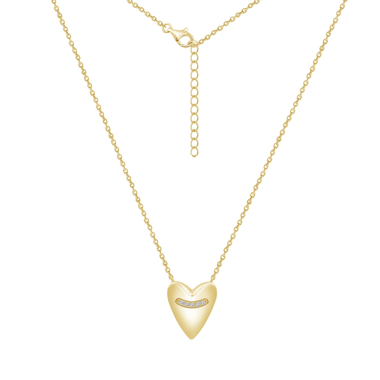 Puffy Heart Necklace