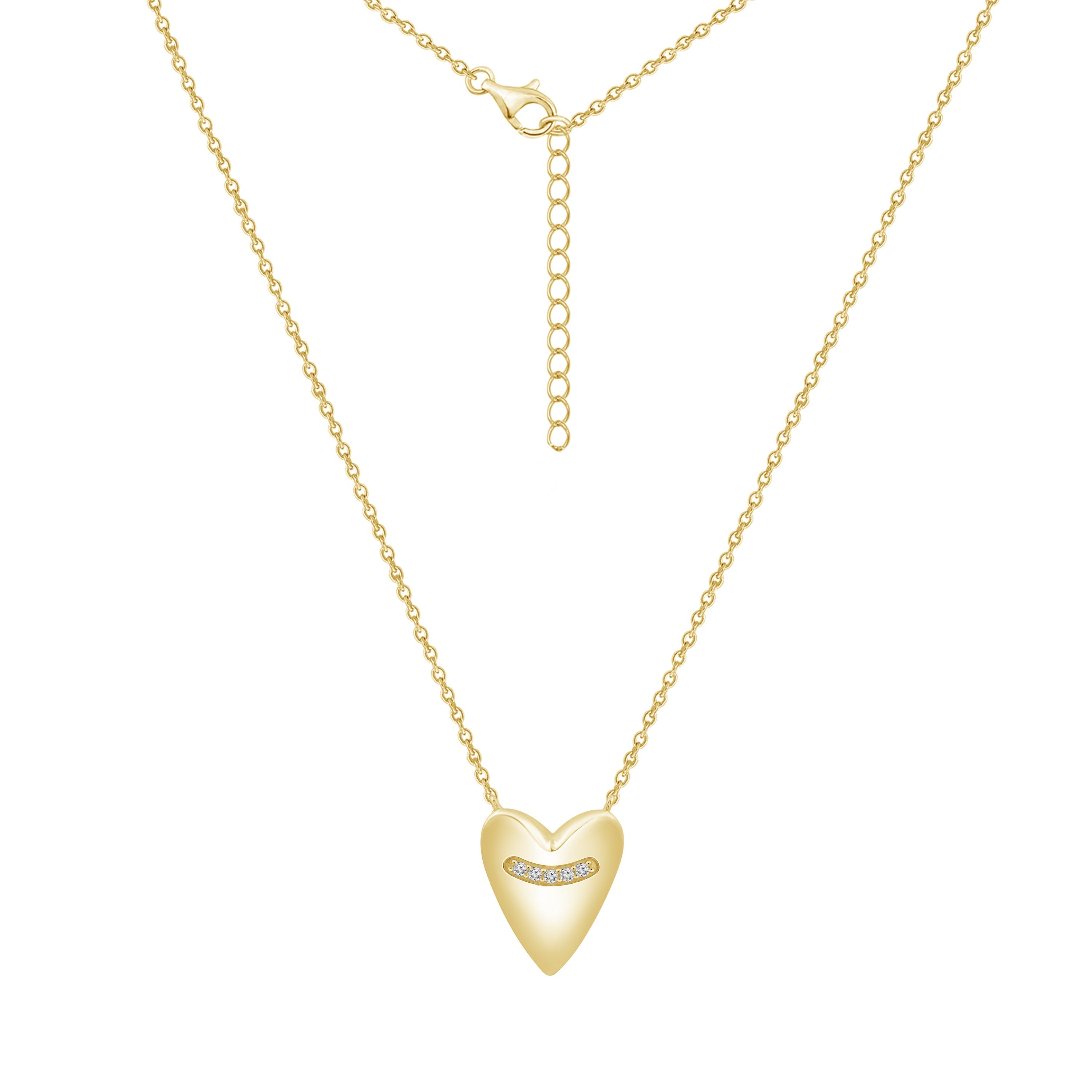 Puffy Heart Necklace