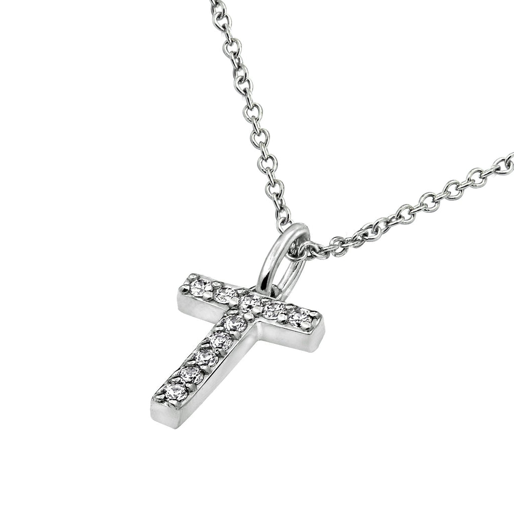 Pave Initial Pendant Necklace