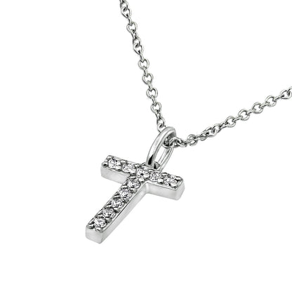 Pave Initial Pendant Necklace