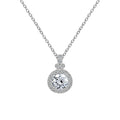 Round-Cut Antique Pendant Necklace, 18"