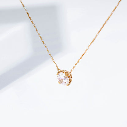 3 Ct Round Solitaire Pendant
