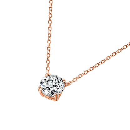 3 Ct Round Solitaire Pendant