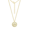 Mother of Pearl North Star Pendant Necklace