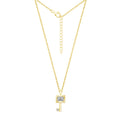 Two-stone Key Pendant Necklace