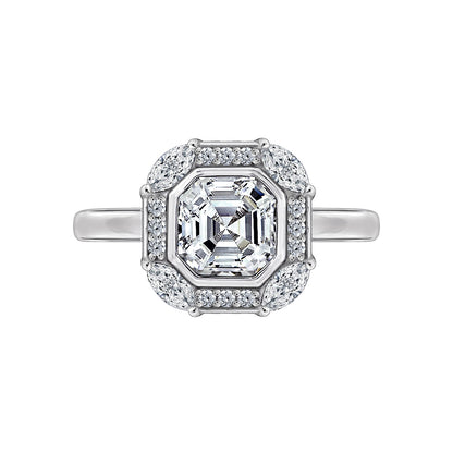 Pippa Asscher Cut Antique Ring
