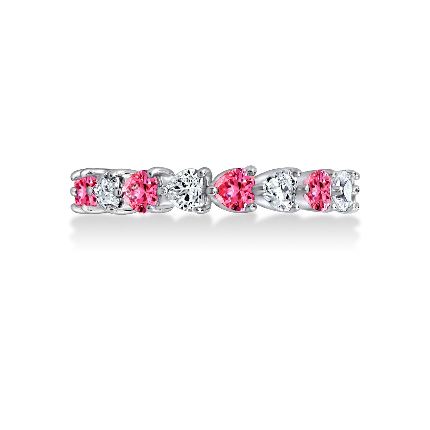 Heart All-Around Eternity Ring