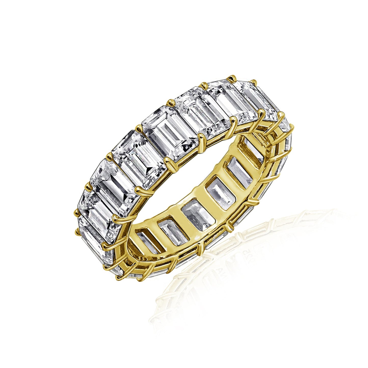Emerald Cut Eternity Ring