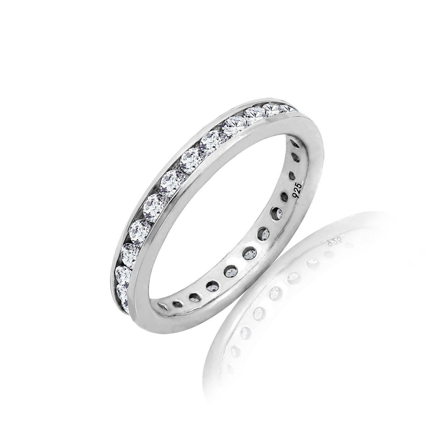 1 cttw Channel Set All-Around Eternity Ring