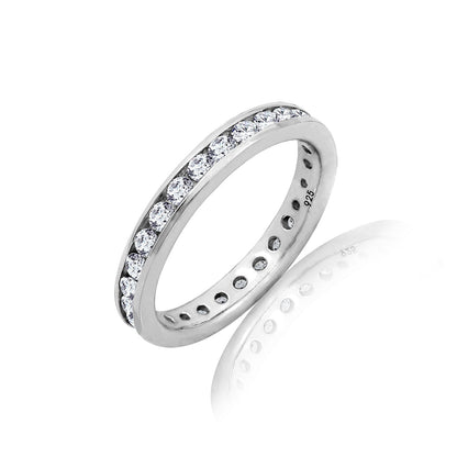 1 cttw Channel Set All-Around Eternity Ring