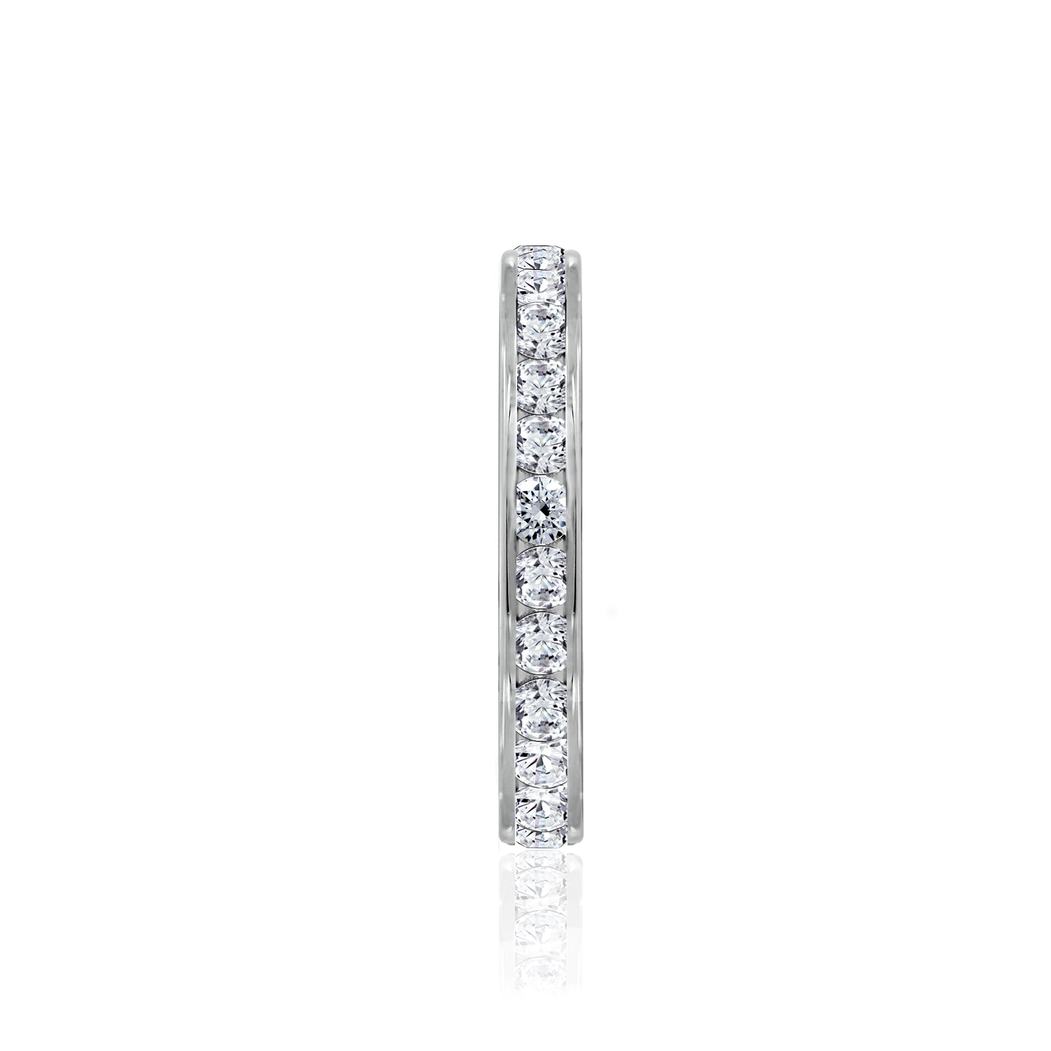 1 cttw Channel Set All-Around Eternity Ring
