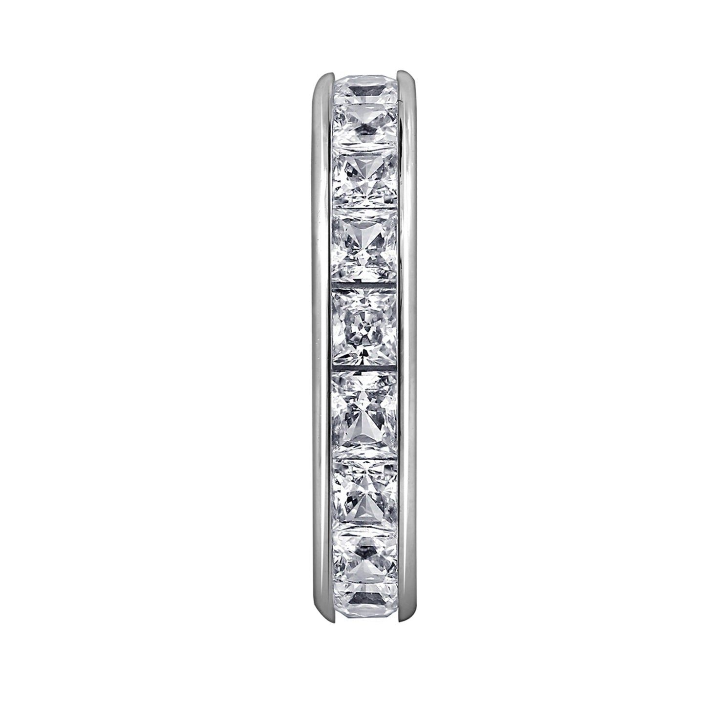 Channel-Setting Princess-Cut All-Around Eternity Ring