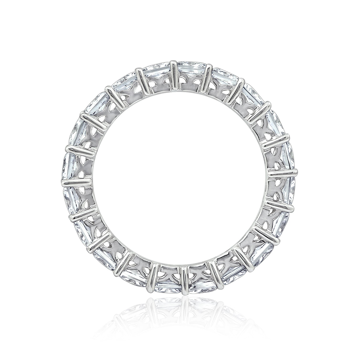 Princess Cut All-Around Eternity Ring