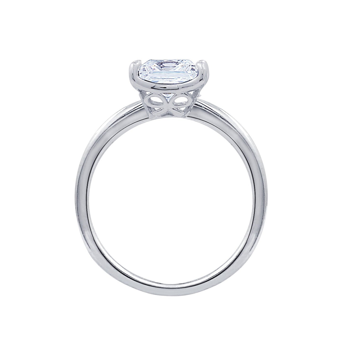 2 Ct Princess Solitaire Ring