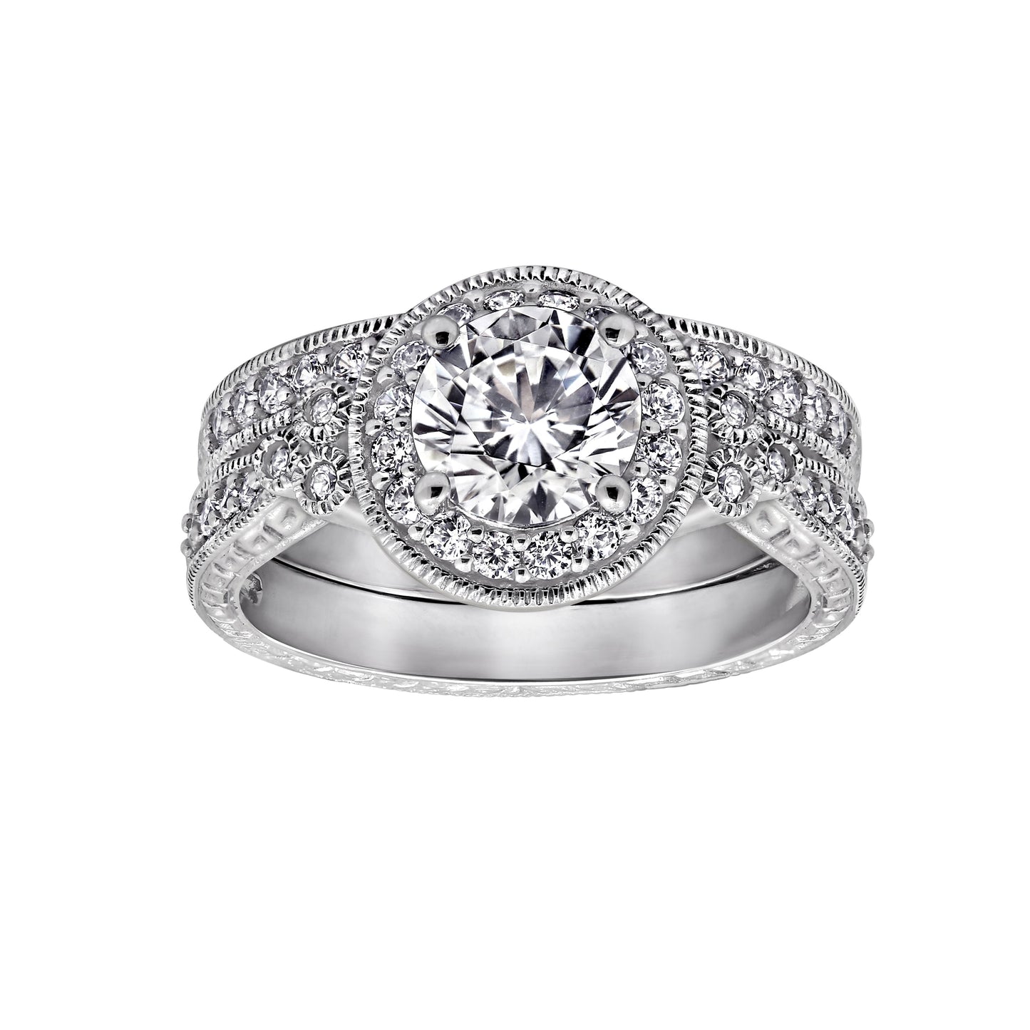 Round Antique Ring Set