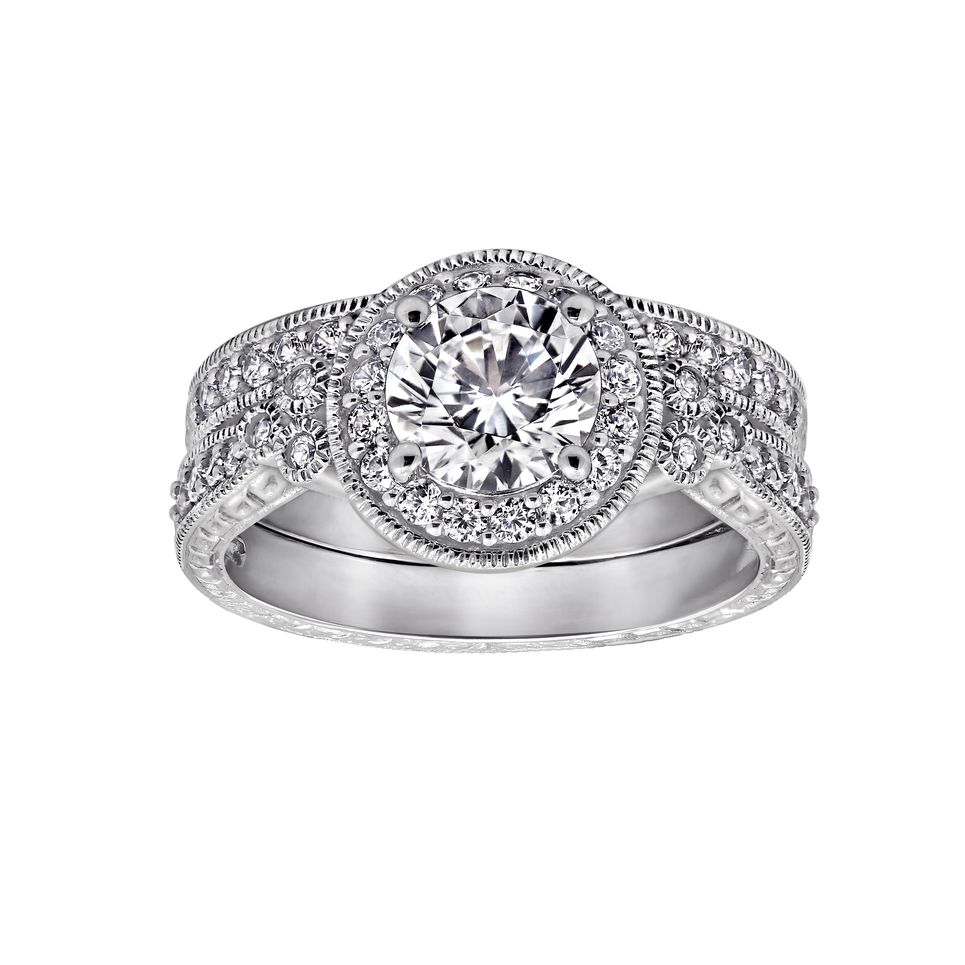 Round Antique Ring Set