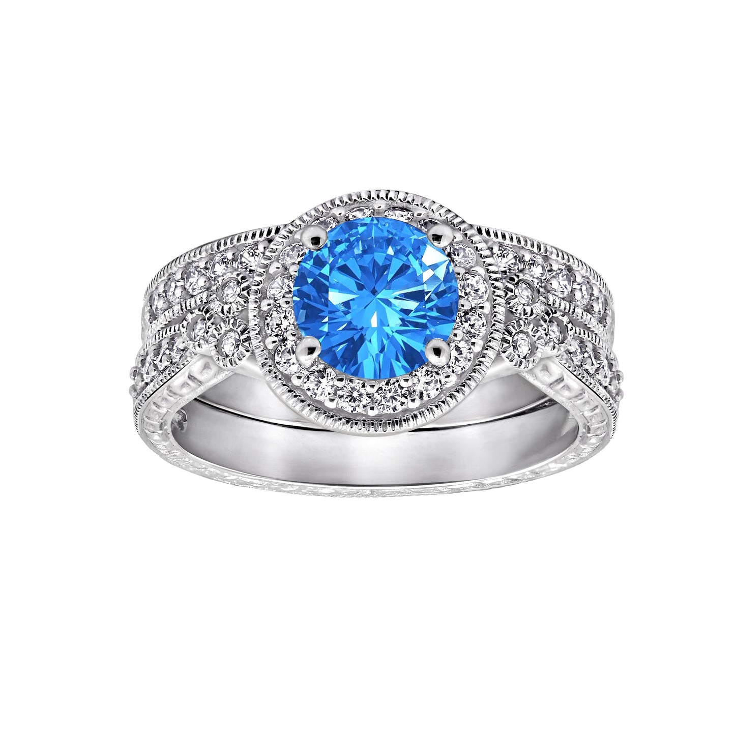 Round Antique Ring Set