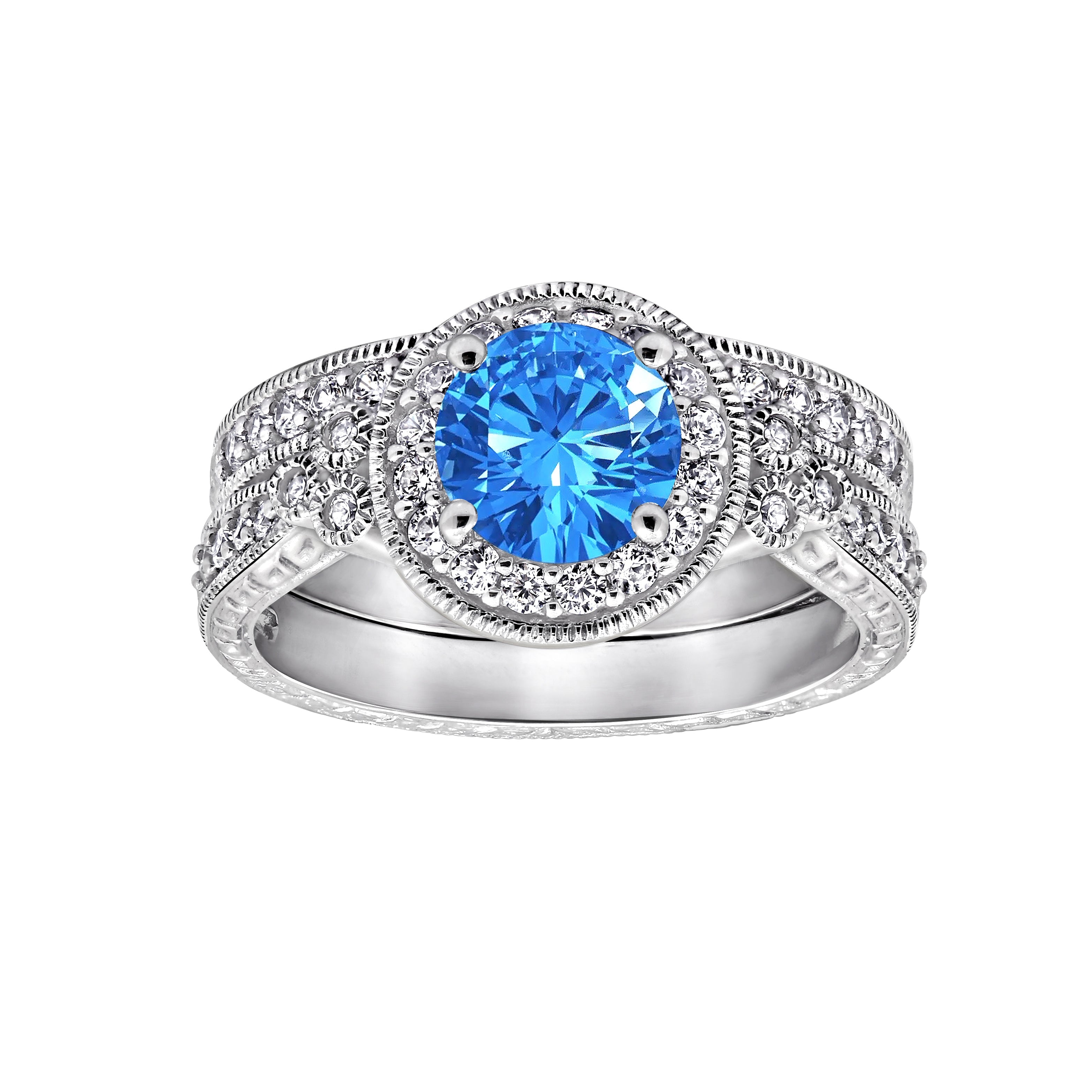 Round Antique Ring Set