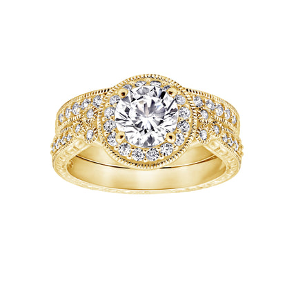 Round Antique Ring Set