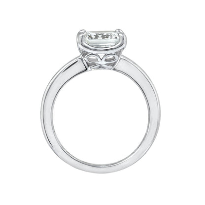 2 Ct Asscher-Cut Solitaire Ring