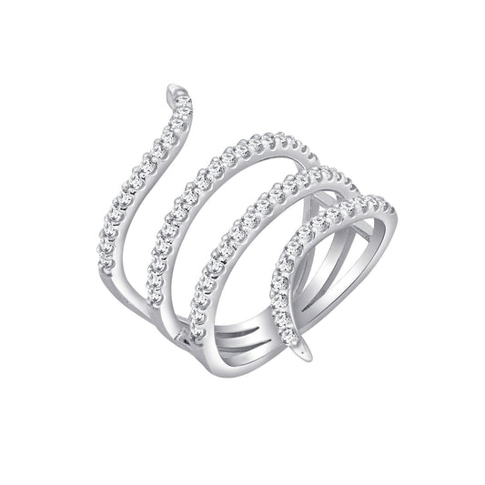 Swirl Triple Wrap Ring JER22363