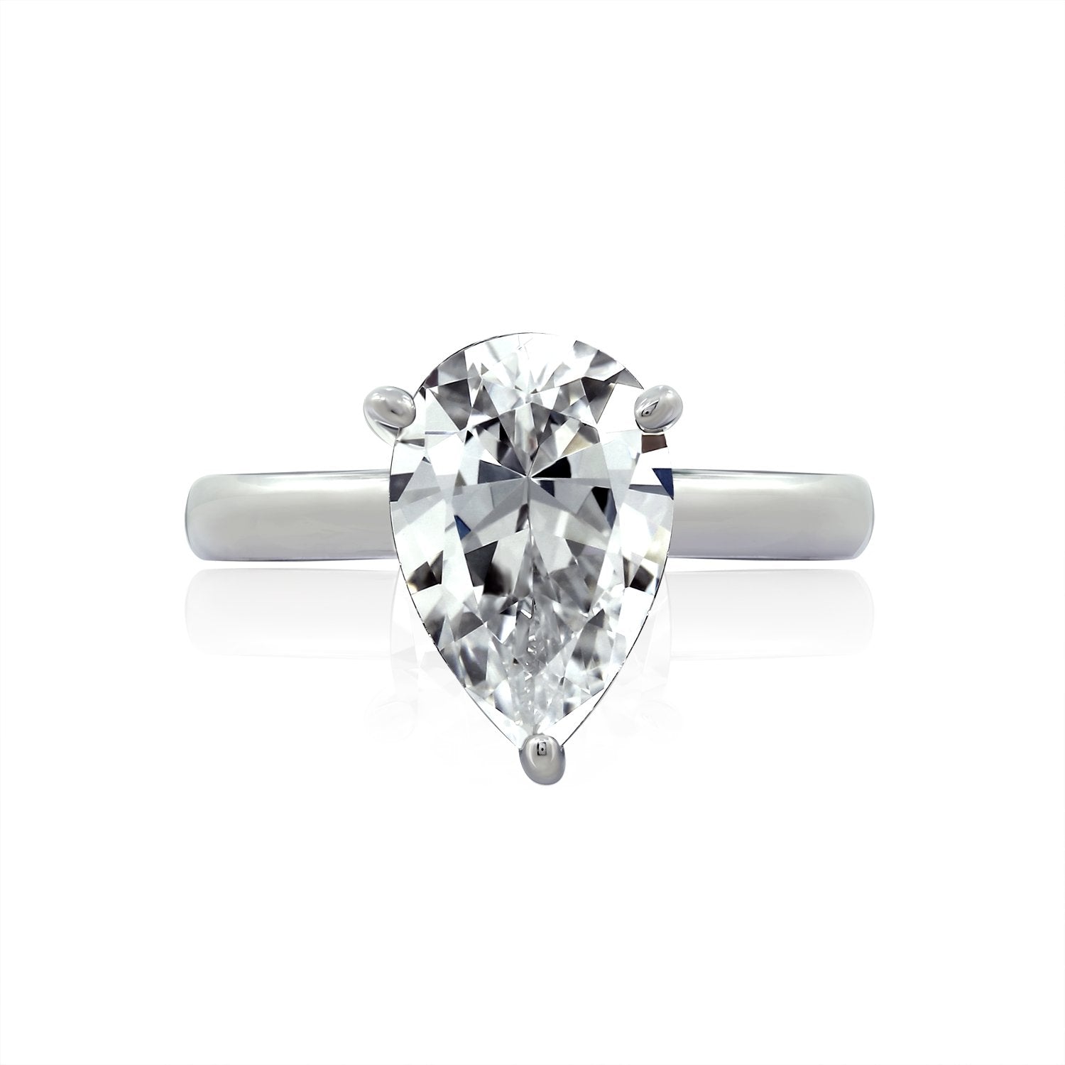 3ct Solitaire Pear Cocktail Ring JER01174