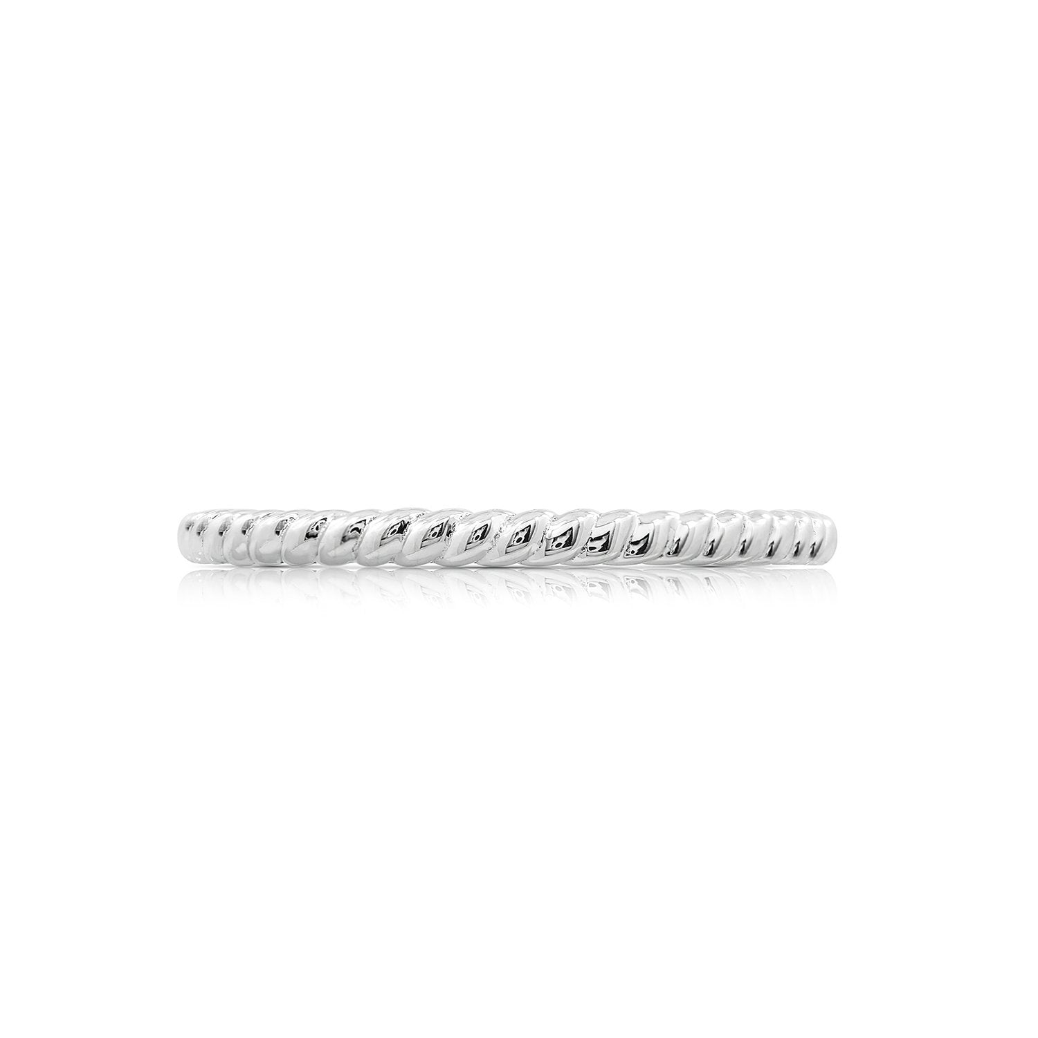Kiera New York 'RING BAR' ROPE STACK RING