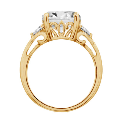 Round CZ Engagement Ring JER22606