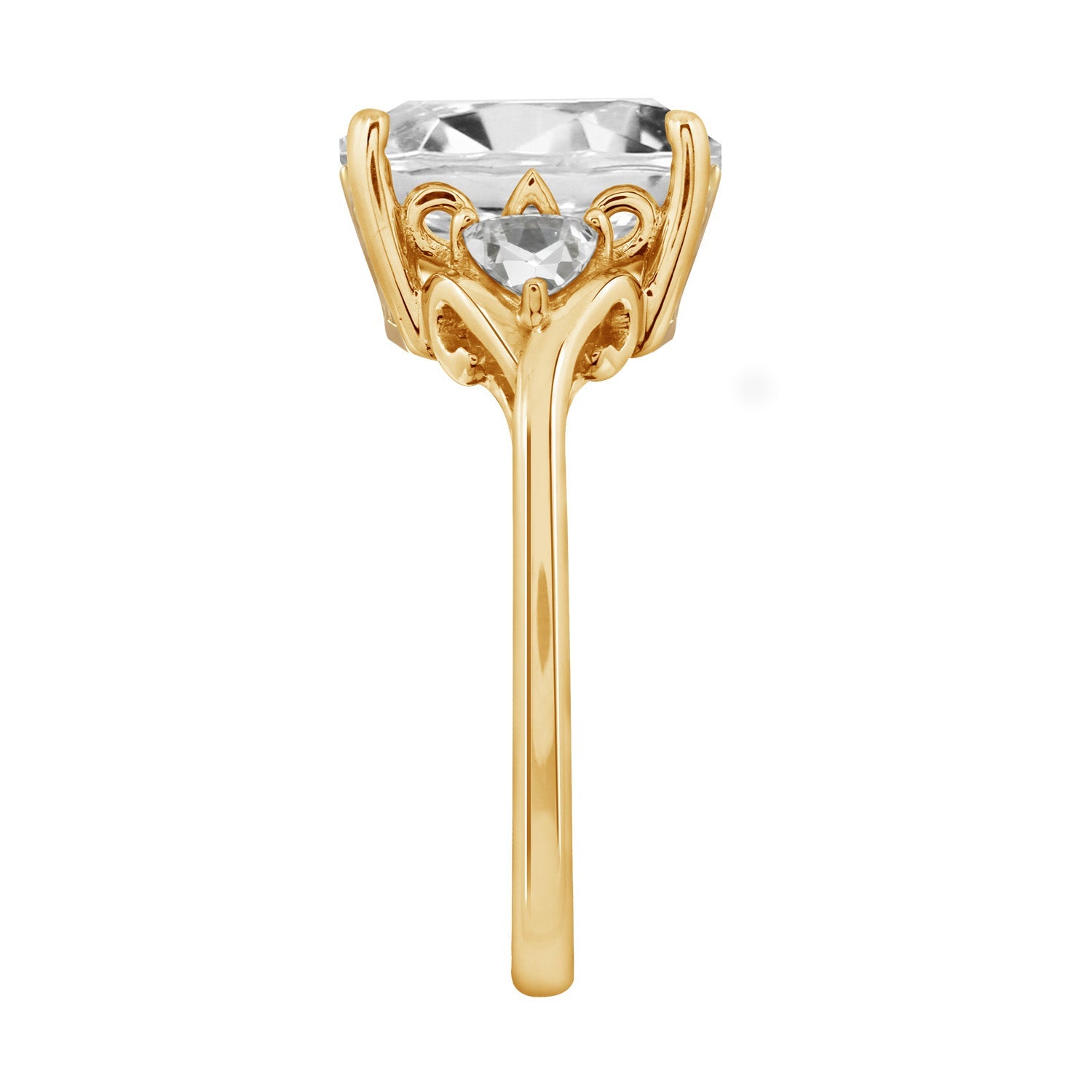 Round CZ Engagement Ring JER22606
