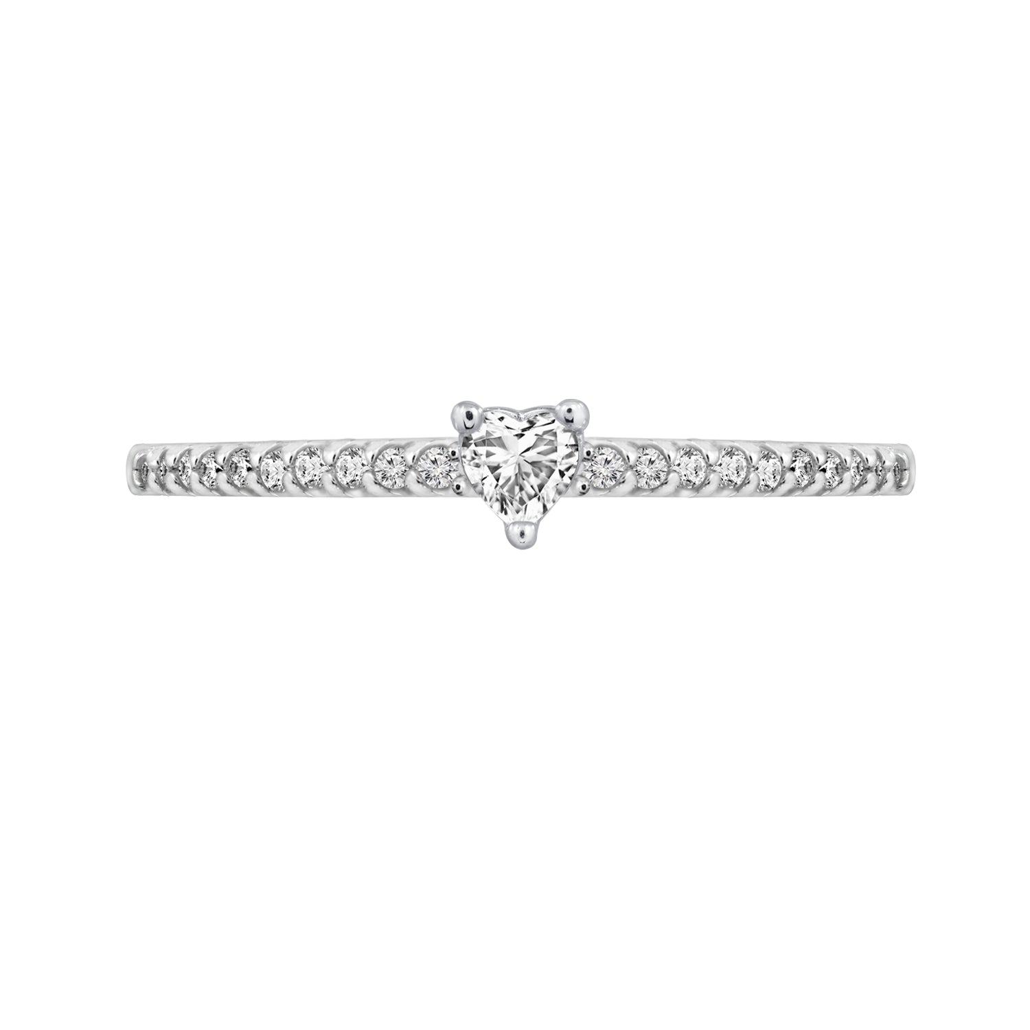 La Petite Solitaire Ring - Heart