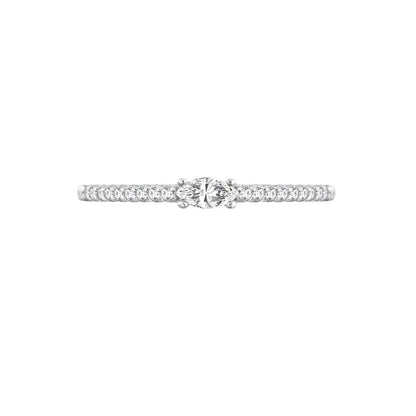 La Petite Solitaire Ring - Marquise