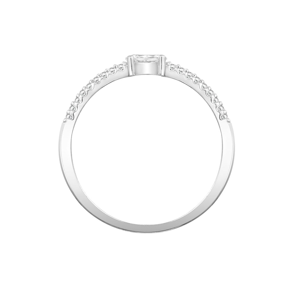 La Petite Solitaire Ring - Marquise