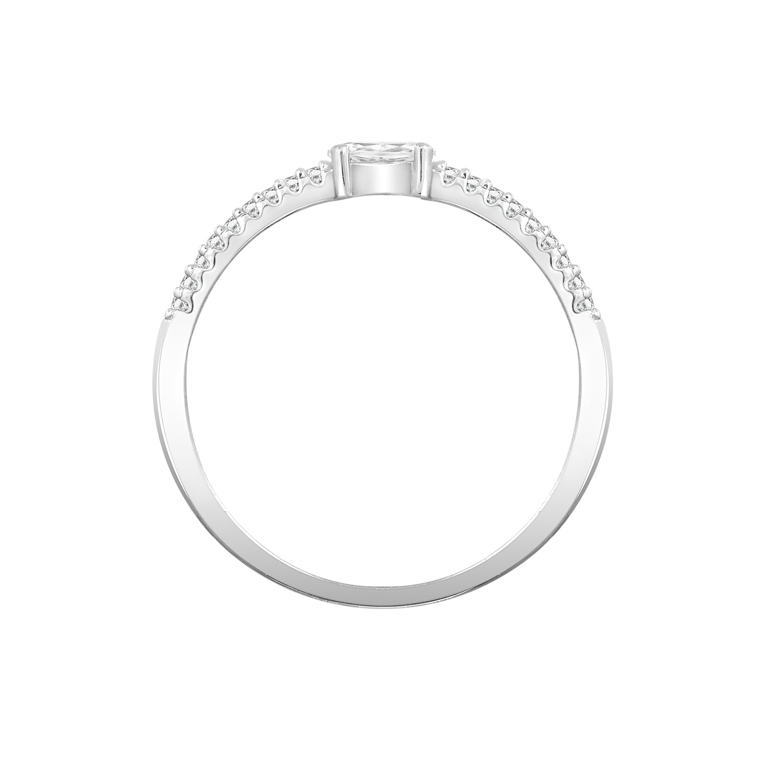 La Petite Solitaire Ring - Marquise
