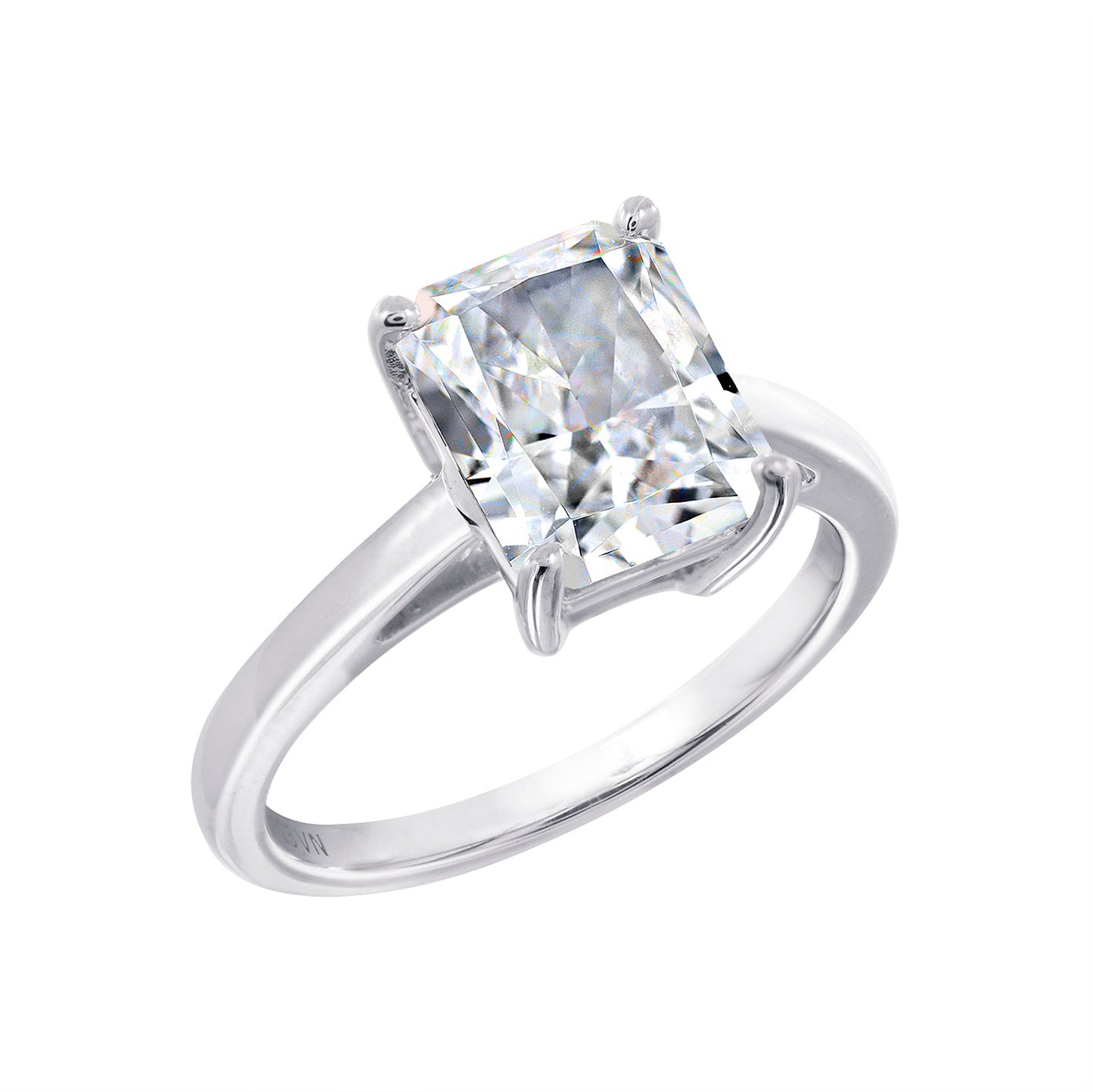 4ct Solitaire Emerald Cut Cocktail Ring JER23737